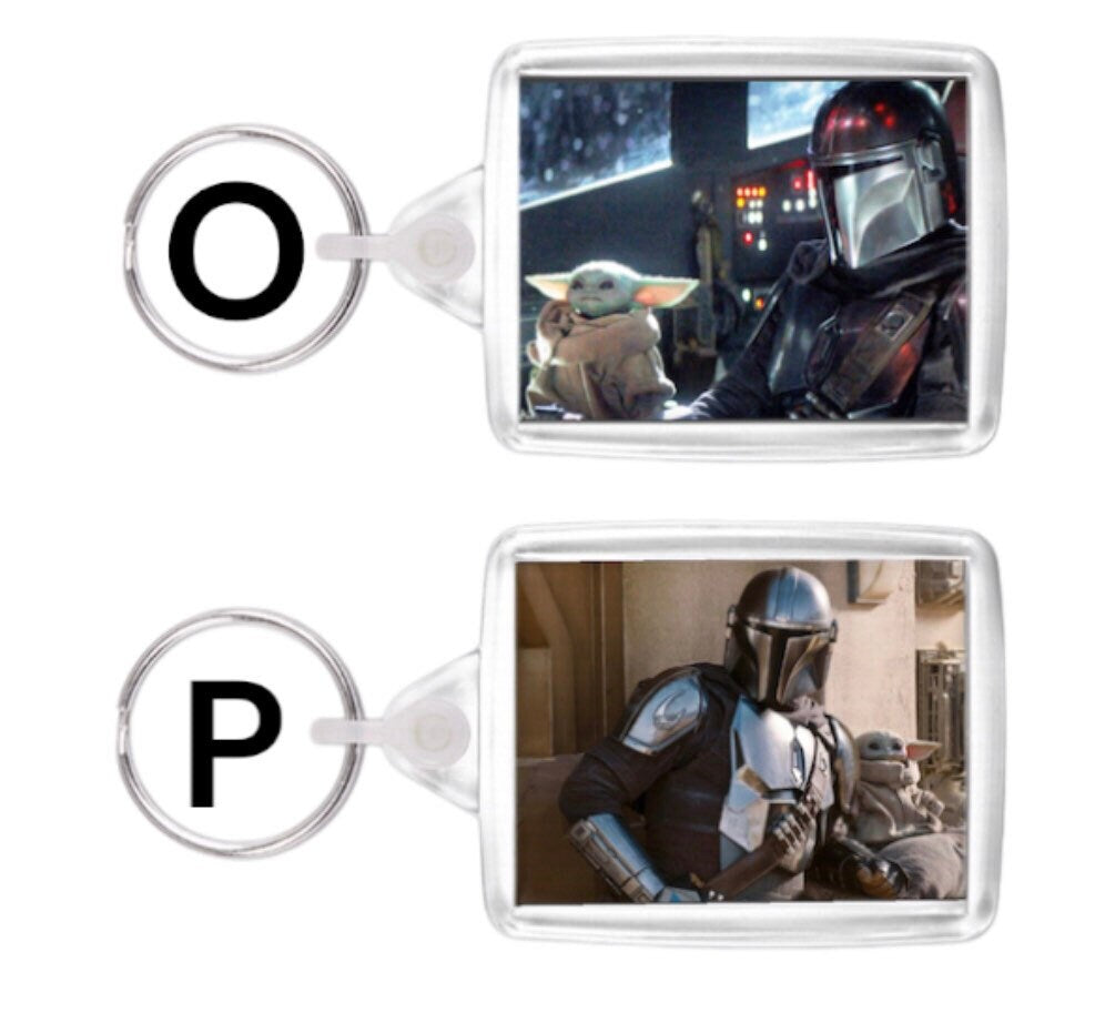 Create your Pedro Pascal, Mandalorian, Grogu keychain