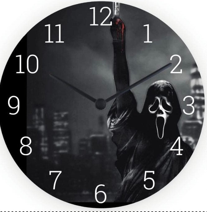 Ghostface Scream 6 clock