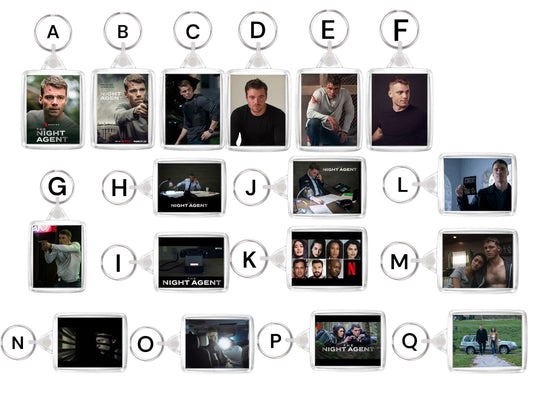 Create your own The Night Agent keychain