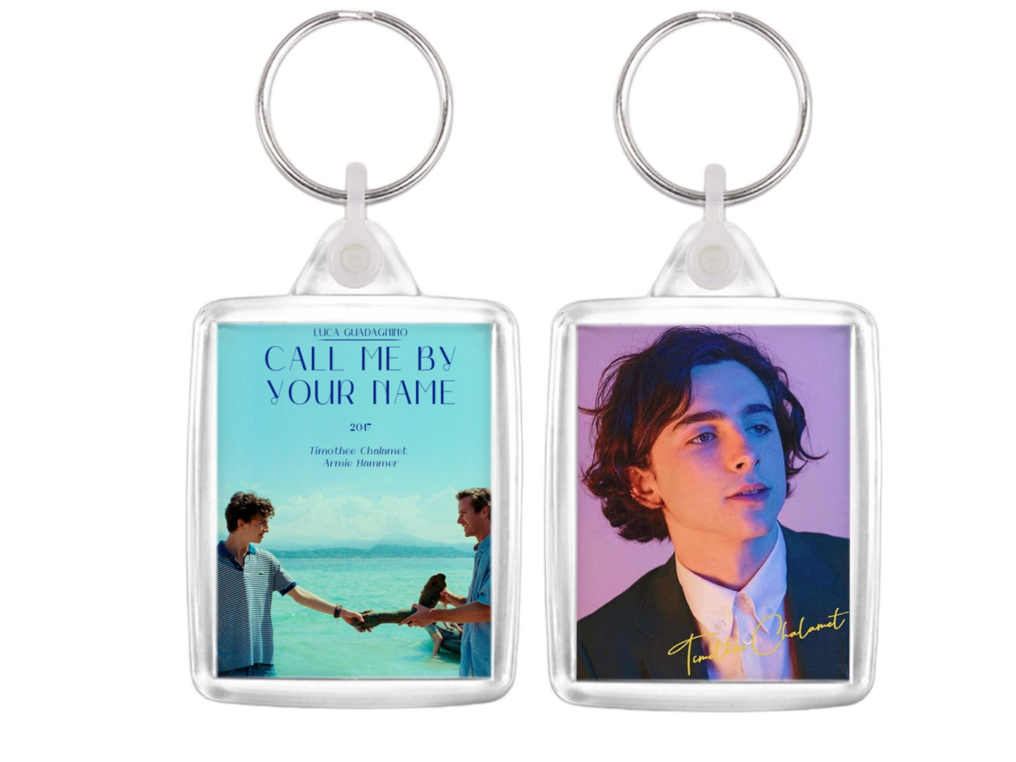 Timothée Chalamet keychain