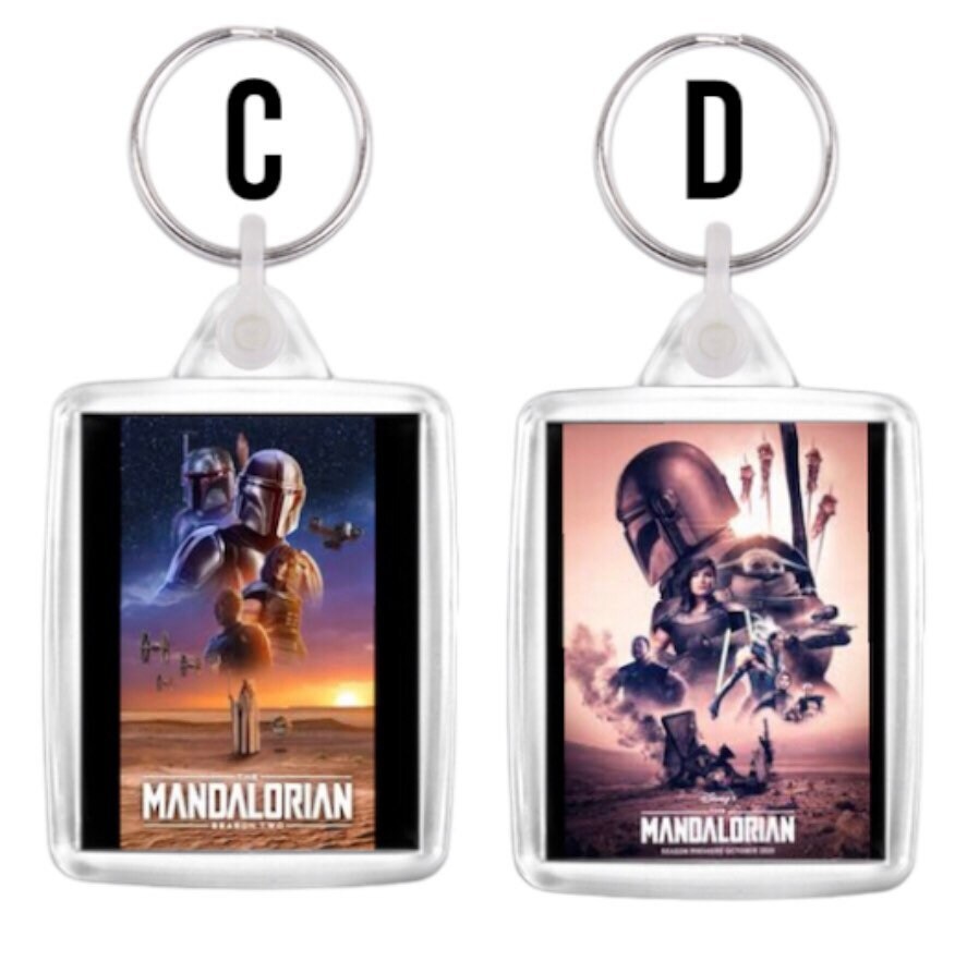 Create your Pedro Pascal, Mandalorian, Grogu keychain