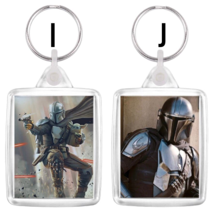 Create your Pedro Pascal, Mandalorian, Grogu keychain