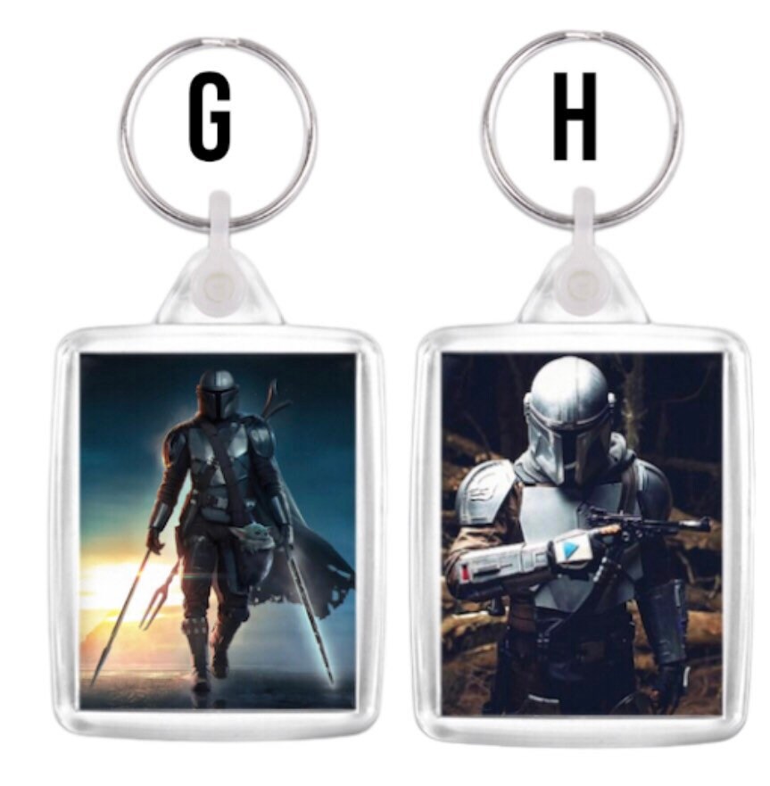 Create your Pedro Pascal, Mandalorian, Grogu keychain