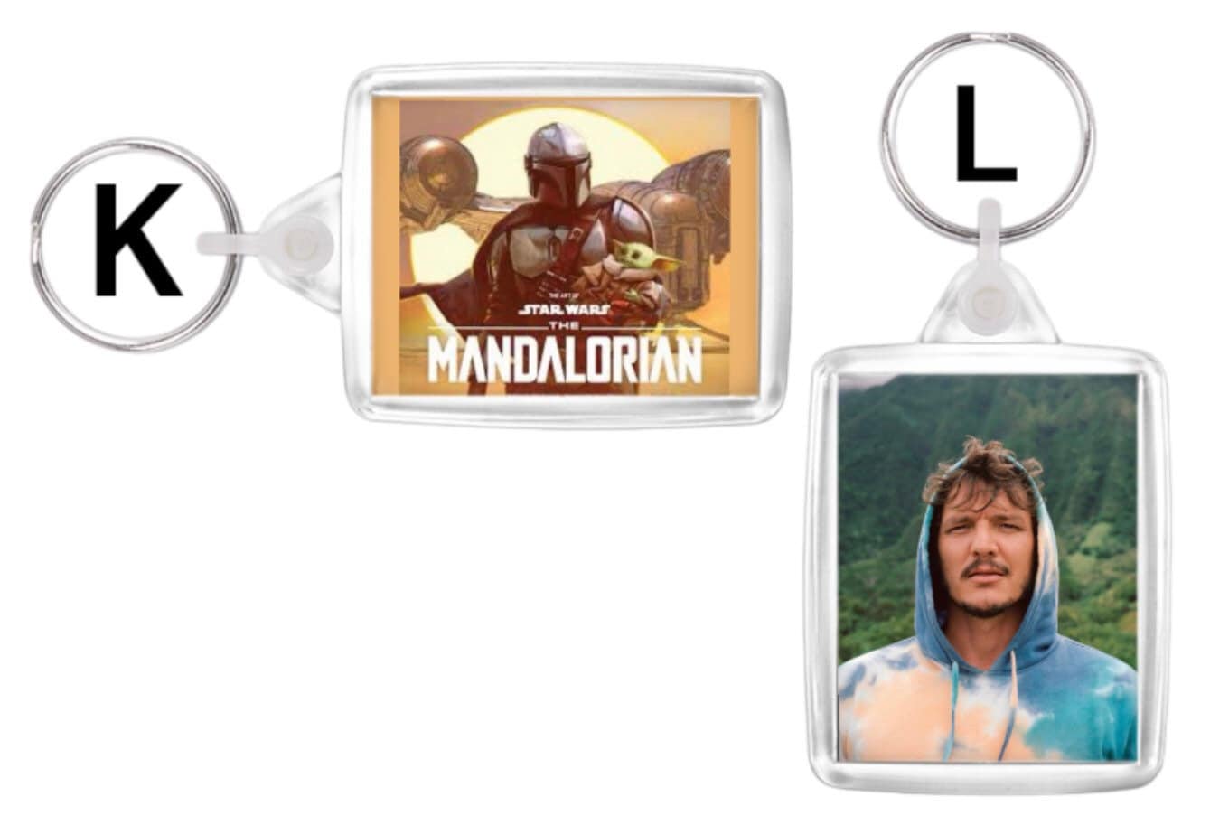 Create your Pedro Pascal, Mandalorian, Grogu keychain