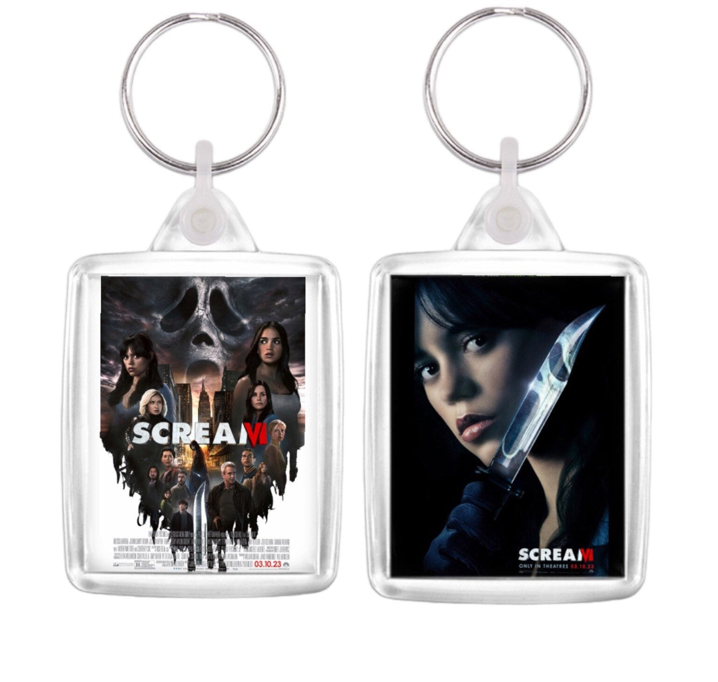 Scream 6 Jenna Ortega l Tara Carpenter keychain