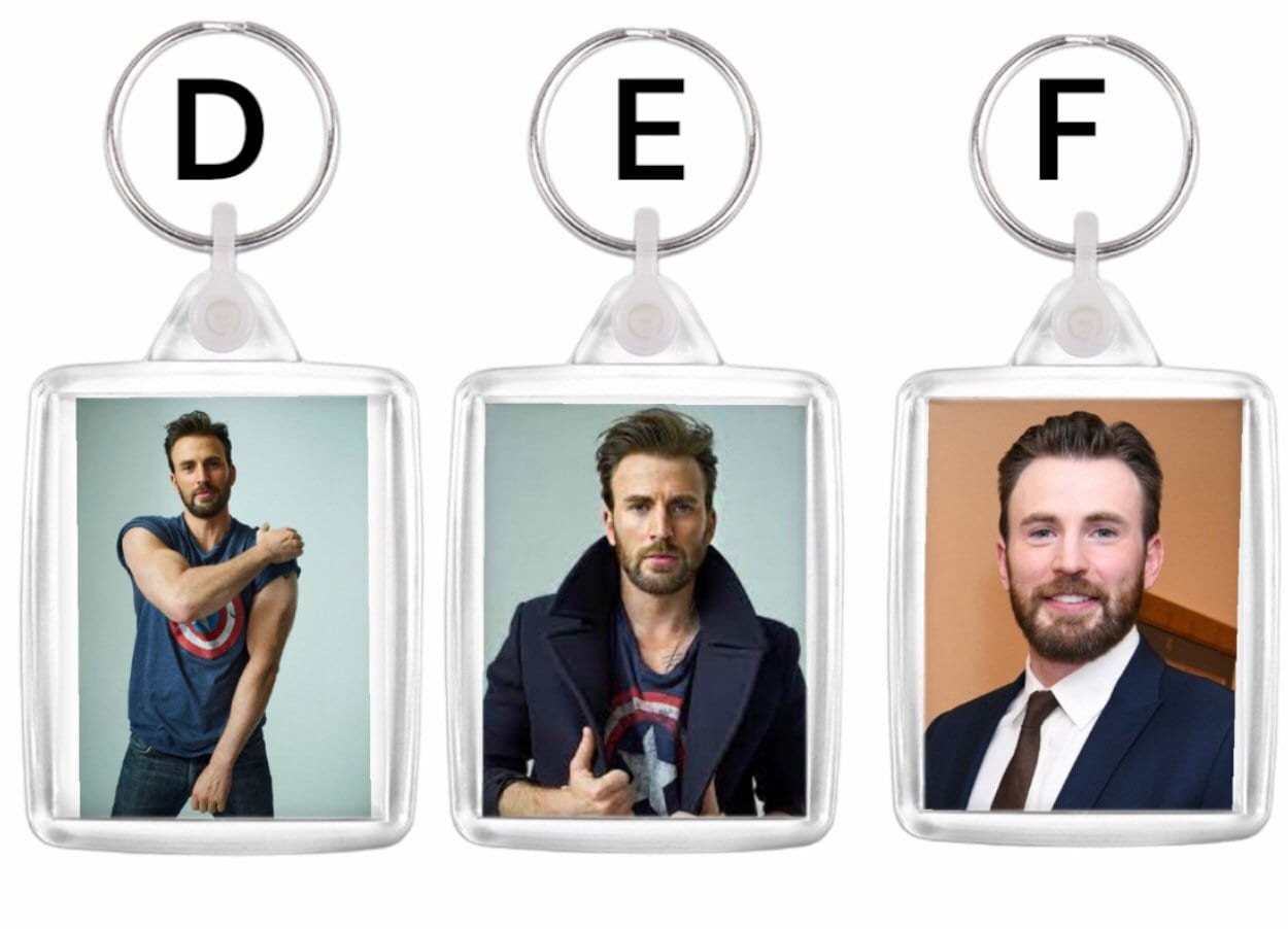 Create your own Chris Evans keychain