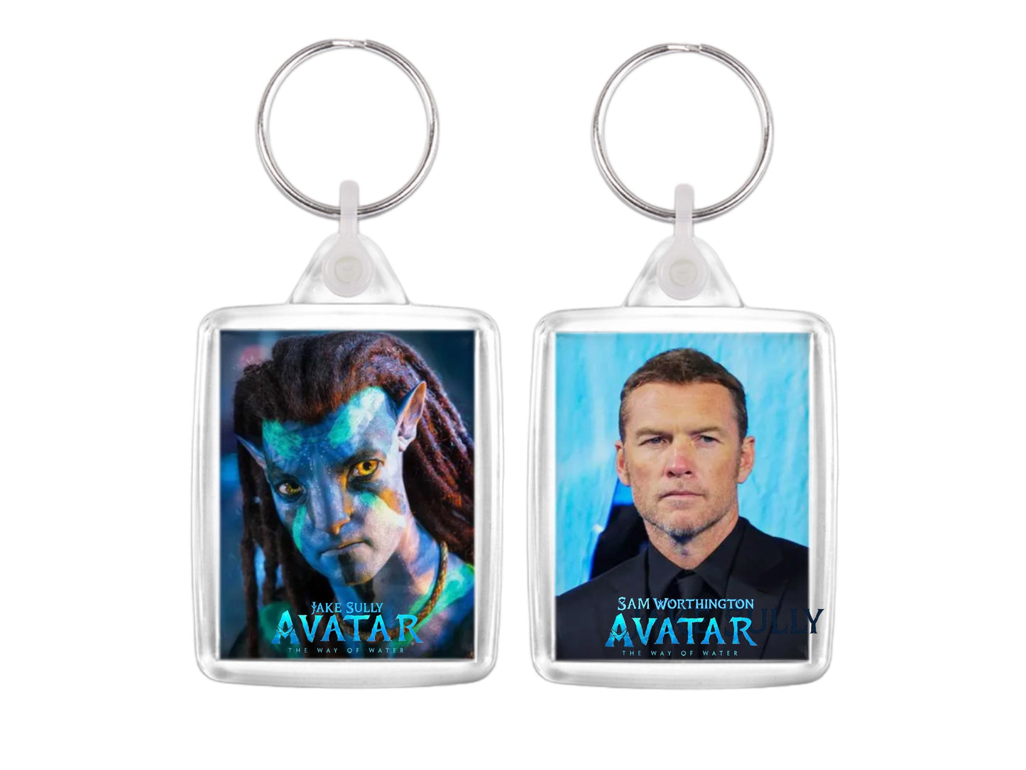 Jake Sully / Sam Worthington Avatar 2 The Way of Water keychain