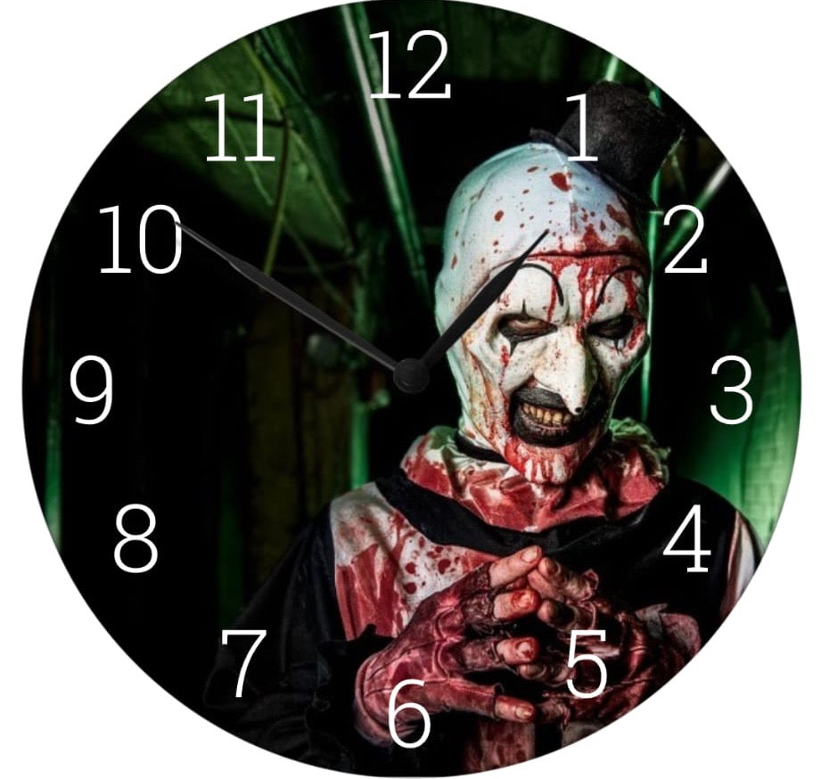 Terrifier Wall Clock Art the Clown